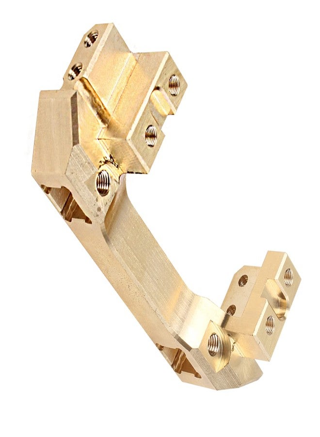 CrazyHobby Brass Servo Mount Front Bumper Mounts Heavy Duty for Traxxas TRX4 1/10 RC Crawler Car Upgrade Parts, 88g - Image 4
